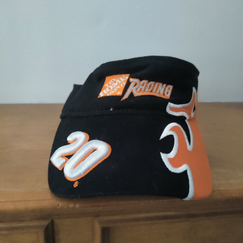 NWT Chase Tony Stewart #20 Home Depot Racing Visor Cap Strap Back Embroidered
